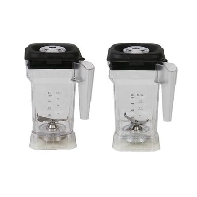 8 ajustes de velocidad 2L mezclador comercial copa de batido de mezcla de la copa de batido de la taza de grano de la taza de jugo de frutas contenedor