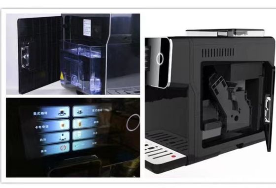 Máquina de café para casa de espresso de 220V con energía automática y tanque de acero inoxidable