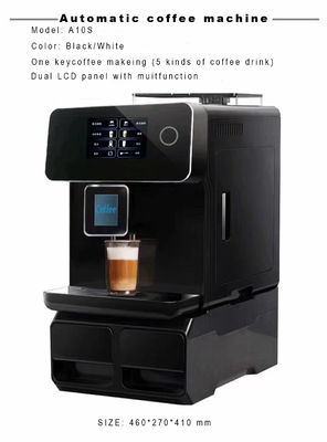 Máquina de café para casa de espresso de 220V con energía automática y tanque de acero inoxidable