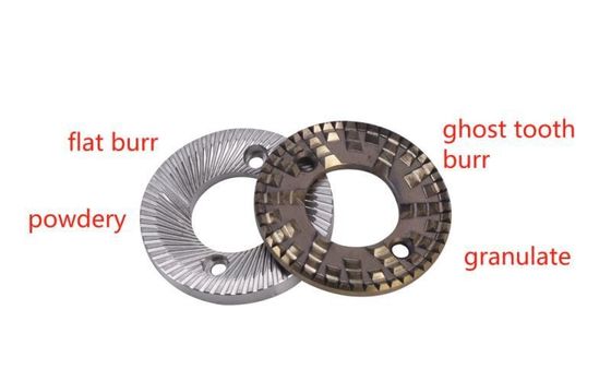 Molinilla de granos de café de 40 mm conico con potencia de 180 W y material de titanio de aleación de Burr