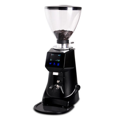 64 mm Flat Burr Electric Commercial Turkish Coffee Grinder Material de aleación de aluminio
