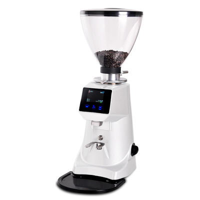64 mm Flat Burr Electric Commercial Turkish Coffee Grinder Material de aleación de aluminio