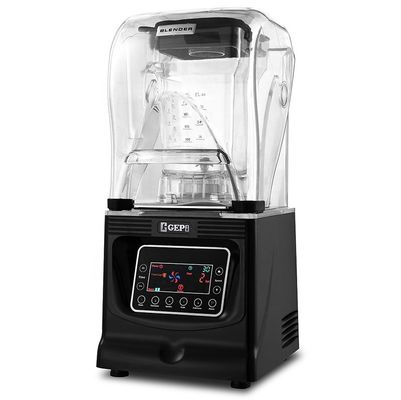 Mezcladora multifuncional de bajo ruido de 220V con 1800W y contenedor de plástico