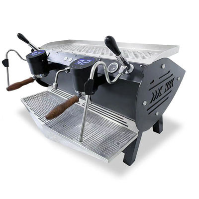 Máquina de café para uso comercial Máquina de café de doble grupo semiautomática