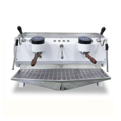 Máquina de café para uso comercial Máquina de café de doble grupo semiautomática