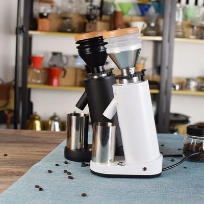 Molde privado 40 mm Conical Burr Grinder de granos de café Grinder eléctrico de expreso con chorro de aire de prensa