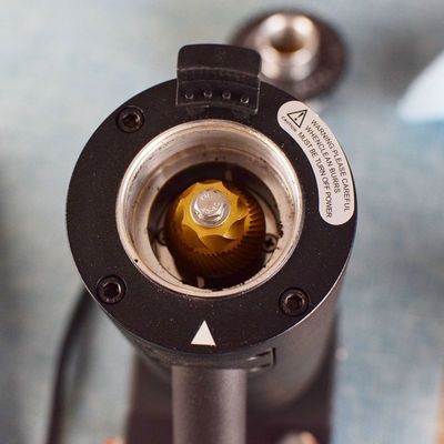 Molde privado 40 mm Conical Burr Grinder de granos de café Grinder eléctrico de expreso con chorro de aire de prensa
