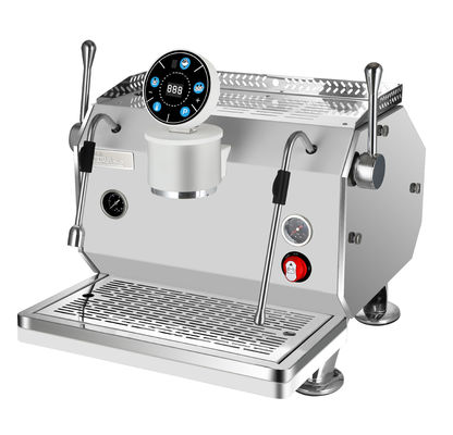 Máquina de café de grupo único de 3500W de potencia comercial Espresso con 438*560*450mm de dimensiones