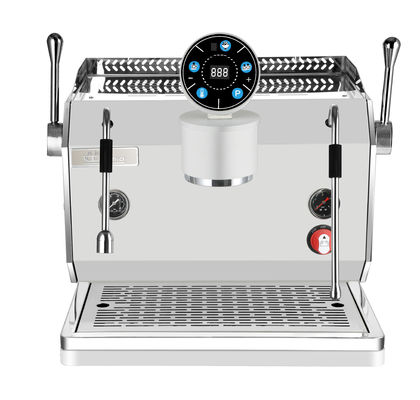 Máquina de café de grupo único de 3500W de potencia comercial Espresso con 438*560*450mm de dimensiones