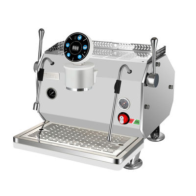 Máquina de café de expreso semiautomática programable con diseño italiano