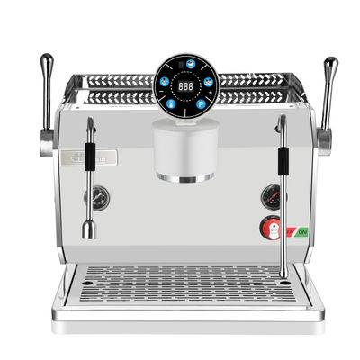 Máquina de café de expreso semiautomática programable con diseño italiano