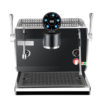 Máquina de café de expreso semiautomática programable con diseño italiano
