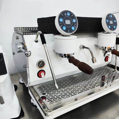 220V Gep profesional semiautomático doble grupo máquina de café espresso para el café