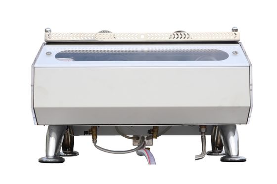 Máquina de café comercial de acero inoxidable Gep para doble grupo 660 * 560 * 450mm