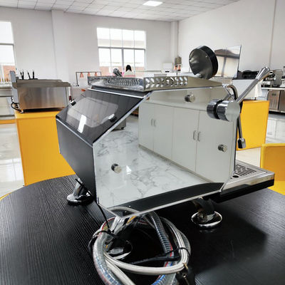 6.0L Máquinas para expreso de doble caldera Máquina semiautomática para café capuchino