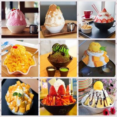 Máquina de helados de copo de nieve comercial con control totalmente automático de acero inoxidable de 1300W