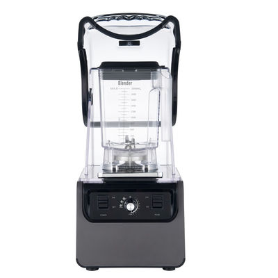 2.0L Mezclador comercial con velocidad variable y controles de botón de pulsador de tarro PC inquebrantable