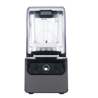 2.0L Mezclador comercial con velocidad variable y controles de botón de pulsador de tarro PC inquebrantable