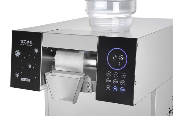 Máquina automática de afeitar hielo de nieve comercial de 1300W con función de velocidad variable