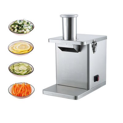 Cortador de frutas y verduras eléctrico profesional con construcción de acero inoxidable duradero