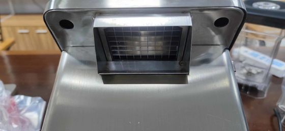 Cortador de frutas y verduras eléctrico profesional con construcción de acero inoxidable duradero