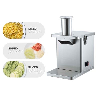 Chopper de frutas y verduras de acero inoxidable 3 en 1 cortadora de mandolina para cocina comercial