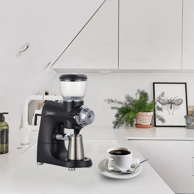 Material de la carcasa de aluminio ajustable eléctrico espresso molino de café para la tienda y el hogar