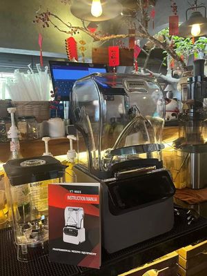 Casa de plástico de 1800W Bebidas heladas mezcladora de batidos para restaurante 65db