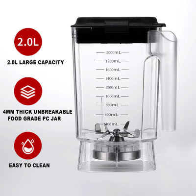 2.5HP Blender 220V Professional trituradora de hielo mezclador con bucle inteligente programable DIY